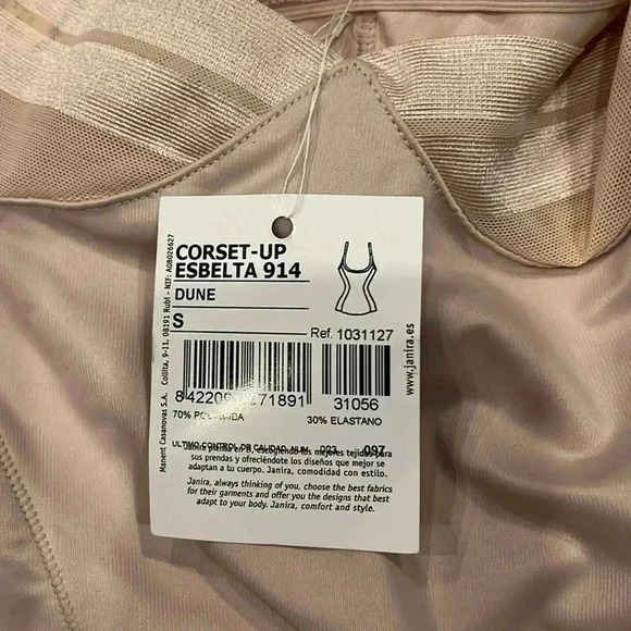 [S]Janira Corset-Up  Esbelta 914 Dune Camisole with Side Support - Picture 7 of 10